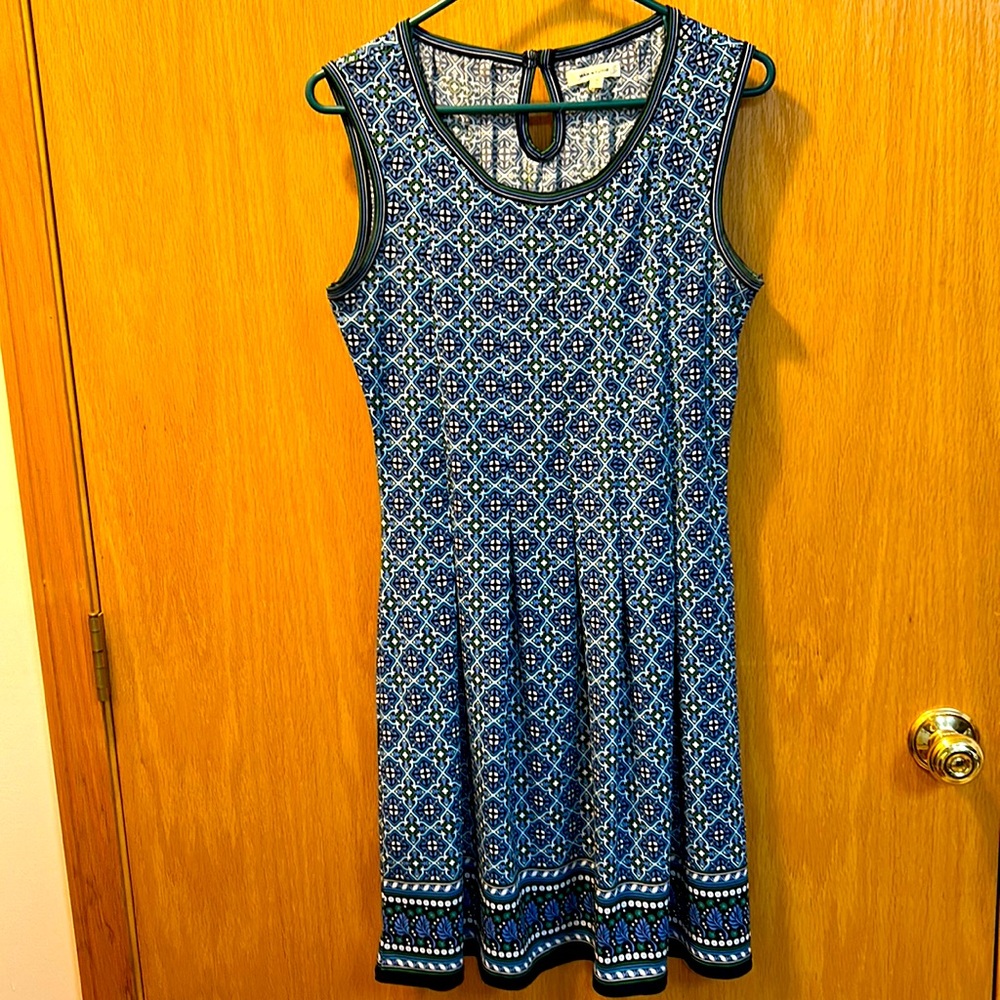 Max Studio blue and white size medium dress.